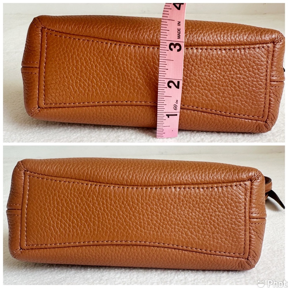 Kate Spade NWT Dumpling Convertible Crossbody with Wristlet, Warm Gingerbread - Picture 9 of 16